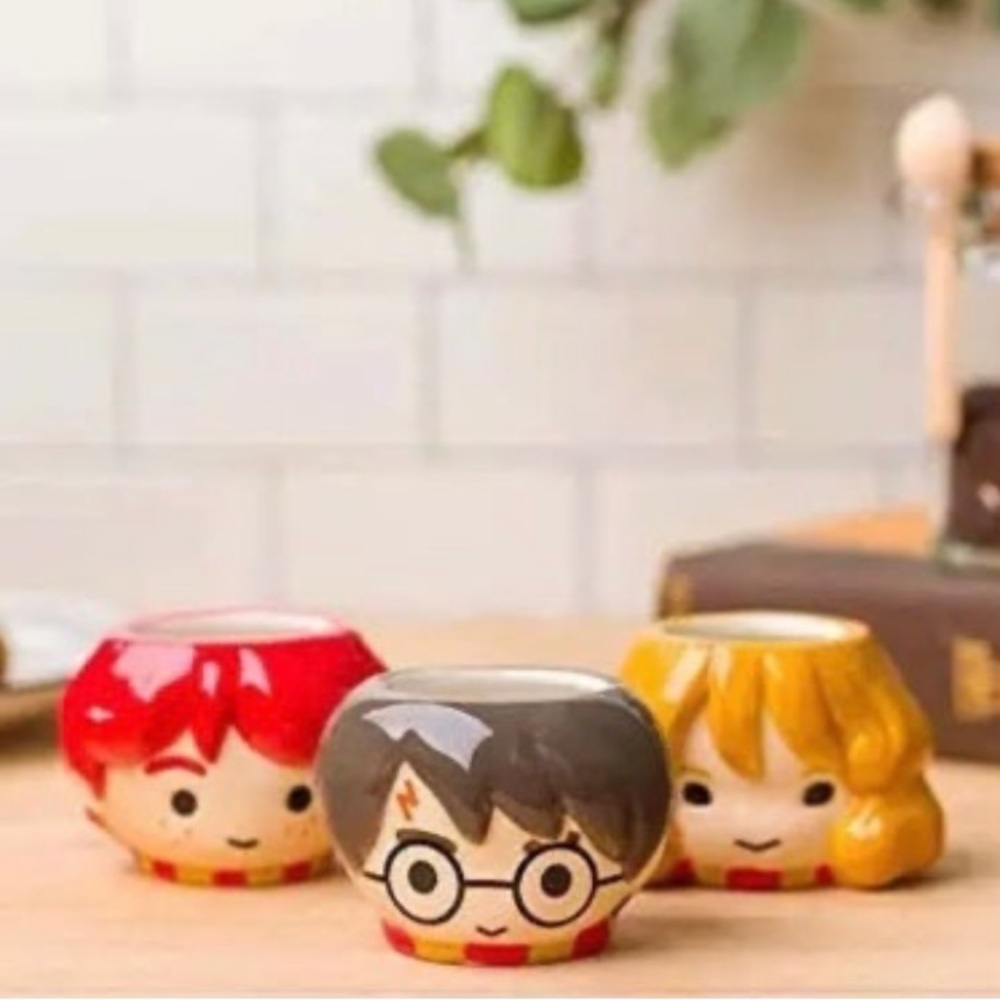 Harry Potter Ceramic Sculpted Mini Cup Set from the Wizarding World